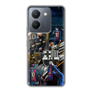 Силиконовый чехол на Vivo Y27s с принтом Messi Barcelona Силиконовый чехол на Vivo Y27s с принтом Messi Barcelona