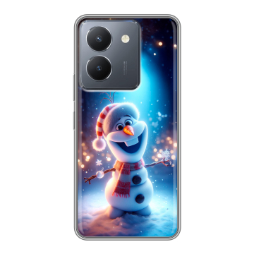 Силиконовый чехол на Vivo Y27s с принтом Новый год