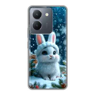 Силиконовый чехол на Vivo Y27s с принтом Новый год