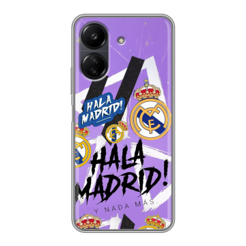 Силиконовый чехол на Xiaomi RedMi 13C с принтом Real Madrid Реал Мадрид Силиконовый чехол на Xiaomi RedMi 13C с принтом Real Madrid Реал Мадрид