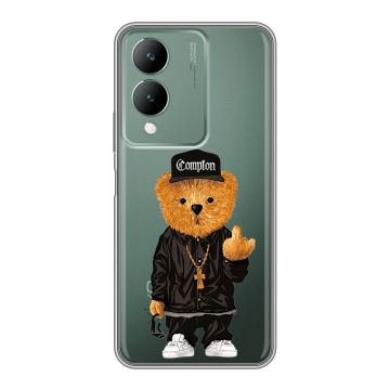 Силиконовый чехол на Vivo Y17s с принтом Мишка Силиконовый чехол на Vivo Y17s с принтом Мишка