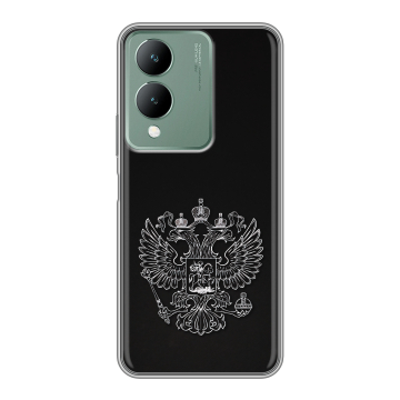 Силиконовый чехол на Vivo Y17s с принтом Герб России Силиконовый чехол на Vivo Y17s с принтом Герб России