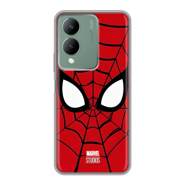 Силиконовый чехол на Vivo Y17s с принтом человек паук spiderman