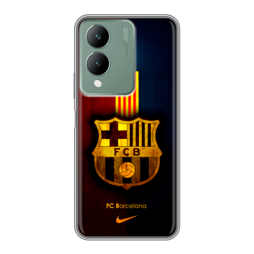 Силиконовый чехол на Vivo Y17s с принтом Барселона Barcelona Силиконовый чехол на Vivo Y17s с принтом Барселона Barcelona