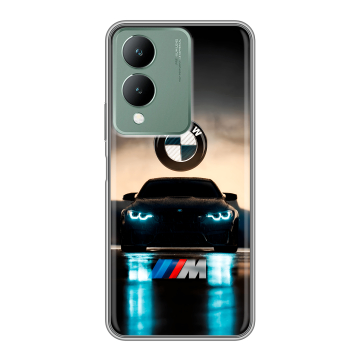 Силиконовый чехол на Vivo Y17s с принтом БМВ BMW