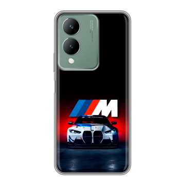 Силиконовый чехол на Vivo Y17s с принтом БМВ BMW