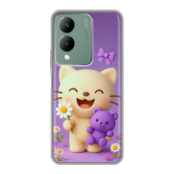 Силиконовый чехол на Vivo Y17s с принтом для девочек Силиконовый чехол на Vivo Y17s с принтом для девочек