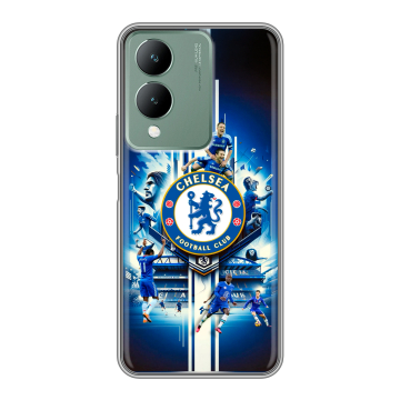 Силиконовый чехол на Vivo Y17s с принтом Chelsea Челси