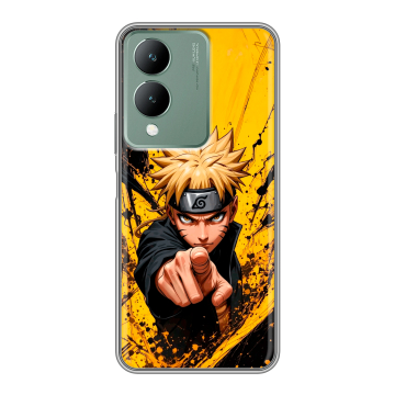 Силиконовый чехол на Vivo Y17s с принтом Naruto Наруто Силиконовый чехол на Vivo Y17s с принтом Naruto Наруто