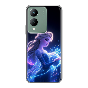 Силиконовый чехол на Vivo Y17s с принтом Холодное сердце Frozen Силиконовый чехол на Vivo Y17s с принтом Холодное сердце Frozen
