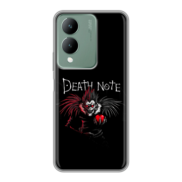 Силиконовый чехол на Vivo Y17s с принтом Death note Тетрадь смерти Силиконовый чехол на Vivo Y17s с принтом Death note Тетрадь смерти
