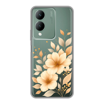 Силиконовый чехол на Vivo Y17s с принтом для девушки