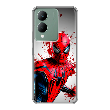 Силиконовый чехол на Vivo Y17s с принтом Spiderman Человек паук Силиконовый чехол на Vivo Y17s с принтом Spiderman Человек паук