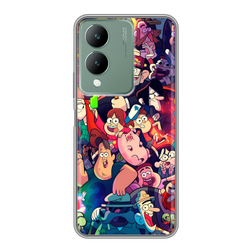 Силиконовый чехол на Vivo Y17s с принтом Gravity Falls Гравити Фолз Силиконовый чехол на Vivo Y17s с принтом Gravity Falls Гравити Фолз
