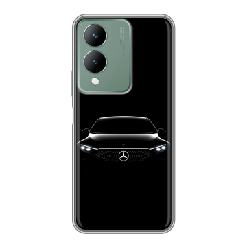 Силиконовый чехол на Vivo Y17s с принтом Mercedes Мерседес Силиконовый чехол на Vivo Y17s с принтом Mercedes Мерседес