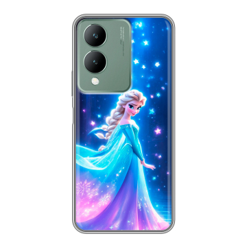 Силиконовый чехол на Vivo Y17s с принтом Холодное сердце Frozen Силиконовый чехол на Vivo Y17s с принтом Холодное сердце Frozen