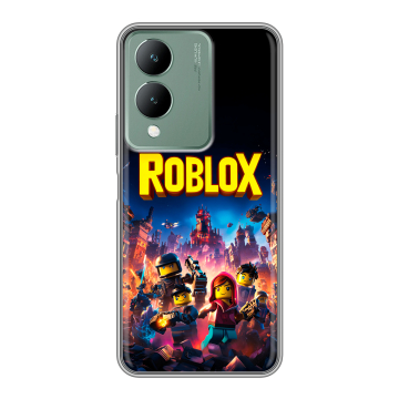 Силиконовый чехол на Vivo Y17s с принтом Roblox Роблокс Силиконовый чехол на Vivo Y17s с принтом Roblox Роблокс