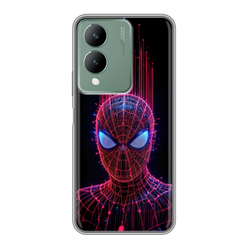 Силиконовый чехол на Vivo Y17s с принтом Spiderman Человек паук Силиконовый чехол на Vivo Y17s с принтом Spiderman Человек паук
