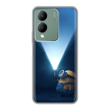 Силиконовый чехол на Vivo Y17s с принтом Миньоны Силиконовый чехол на Vivo Y17s с принтом Миньоны