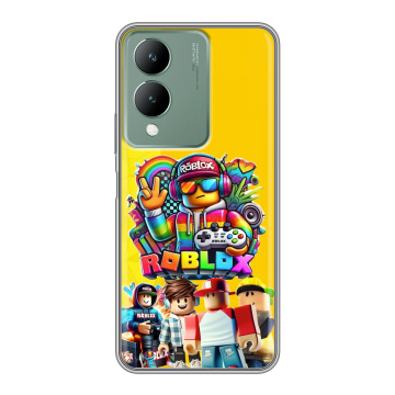 Силиконовый чехол на Vivo Y17s с принтом Roblox Роблокс Силиконовый чехол на Vivo Y17s с принтом Roblox Роблокс