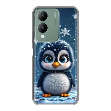 Силиконовый чехол на Vivo Y17s с принтом Новый год