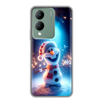 Силиконовый чехол на Vivo Y17s с принтом Новый год