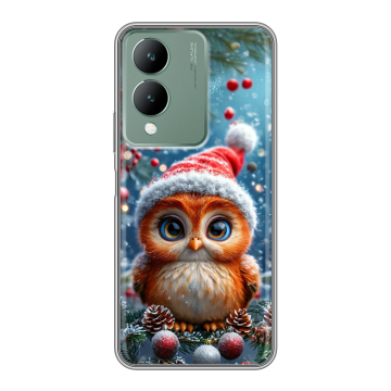 Силиконовый чехол на Vivo Y17s с принтом Новый год Силиконовый чехол на Vivo Y17s с принтом Новый год