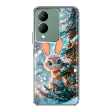 Силиконовый чехол на Vivo Y17s с принтом Новый год Силиконовый чехол на Vivo Y17s с принтом Новый год