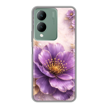 Силиконовый чехол на Vivo Y17s с принтом женский Силиконовый чехол на Vivo Y17s с принтом женский