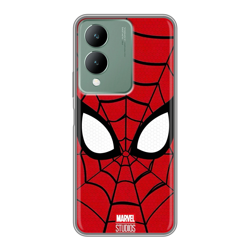 Силиконовый чехол на Vivo Y17s с принтом человек паук spiderman Силиконовый чехол на Vivo Y17s с принтом человек паук spiderman