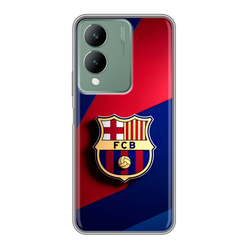 Силиконовый чехол на Vivo Y17s с принтом Барселона Barcelona Силиконовый чехол на Vivo Y17s с принтом Барселона Barcelona