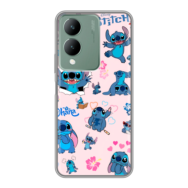 Силиконовый чехол на Vivo Y17s с принтом Лило и Стич Силиконовый чехол на Vivo Y17s с принтом Лило и Стич