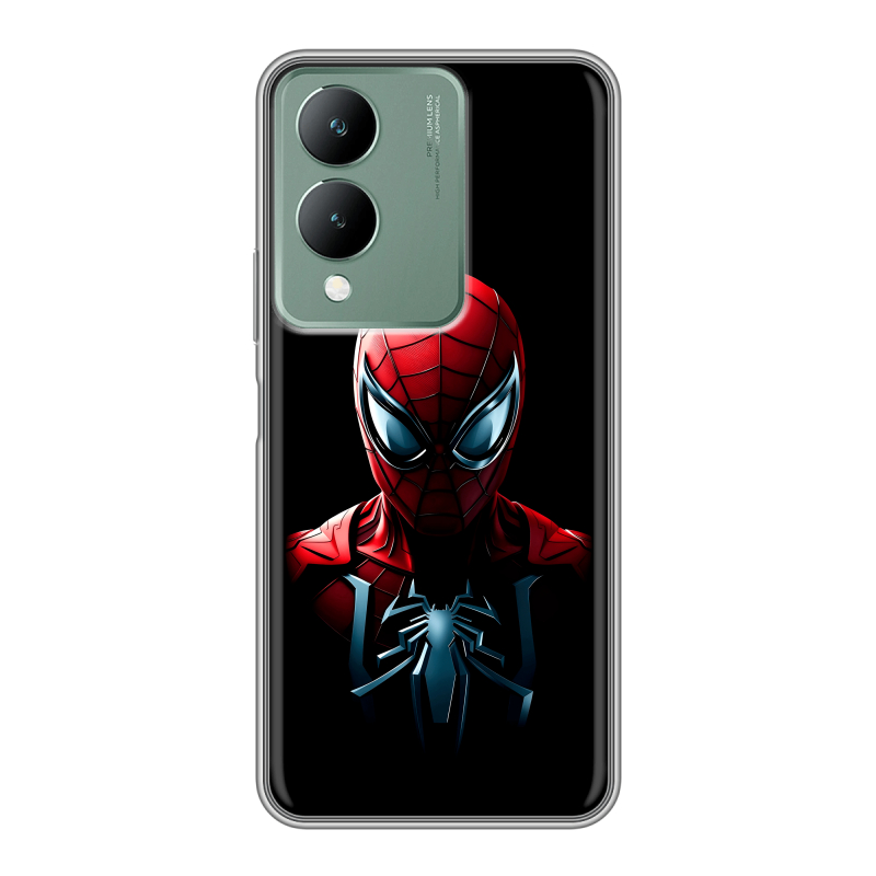 Силиконовый чехол на Vivo Y17s с принтом Spiderman Человек паук Силиконовый чехол на Vivo Y17s с принтом Spiderman Человек паук