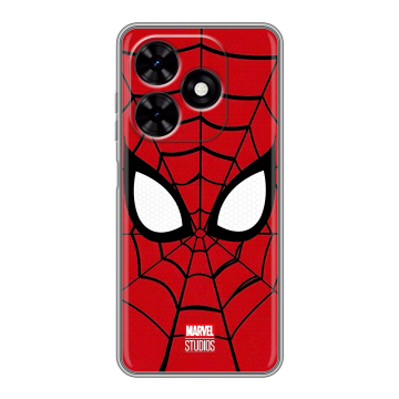 Силиконовый чехол на Tecno Spark Go 2024 с принтом человек паук spiderman