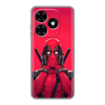 Силиконовый чехол на Tecno Spark Go 2024 с принтом Дедпул Deadpool Силиконовый чехол на Tecno Spark Go 2024 с принтом Дедпул Deadpool