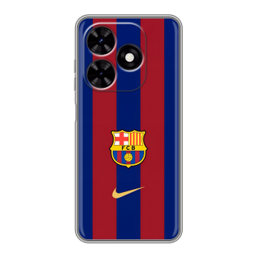 Силиконовый чехол на Tecno Spark Go 2024 с принтом Барселона Barcelona Силиконовый чехол на Tecno Spark Go 2024 с принтом Барселона Barcelona