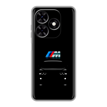 Силиконовый чехол на Tecno Spark Go 2024 с принтом БМВ BMW