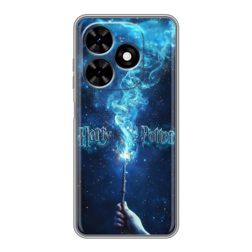 Силиконовый чехол на Tecno Spark Go 2024 с принтом Harry Potter Гарри Поттер