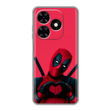 Силиконовый чехол на Tecno Spark Go 2024 с принтом Дедпул Deadpool Силиконовый чехол на Tecno Spark Go 2024 с принтом Дедпул Deadpool