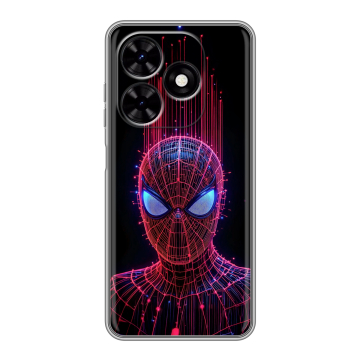 Силиконовый чехол на Tecno Spark Go 2024 с принтом Spiderman Человек паук Силиконовый чехол на Tecno Spark Go 2024 с принтом Spiderman Человек паук