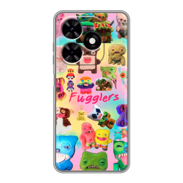 Силиконовый чехол на Tecno Spark Go 2024 с принтом Флагер Fuggler