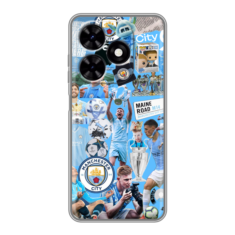 Силиконовый чехол на Tecno Spark Go 2024 с принтом Man City Манчестер Сити Силиконовый чехол на Tecno Spark Go 2024 с принтом Man City Манчестер Сити