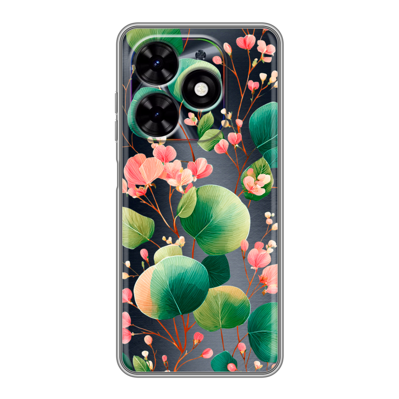 Силиконовый чехол на Tecno Spark Go 2024 с принтом женский Силиконовый чехол на Tecno Spark Go 2024 с принтом женский