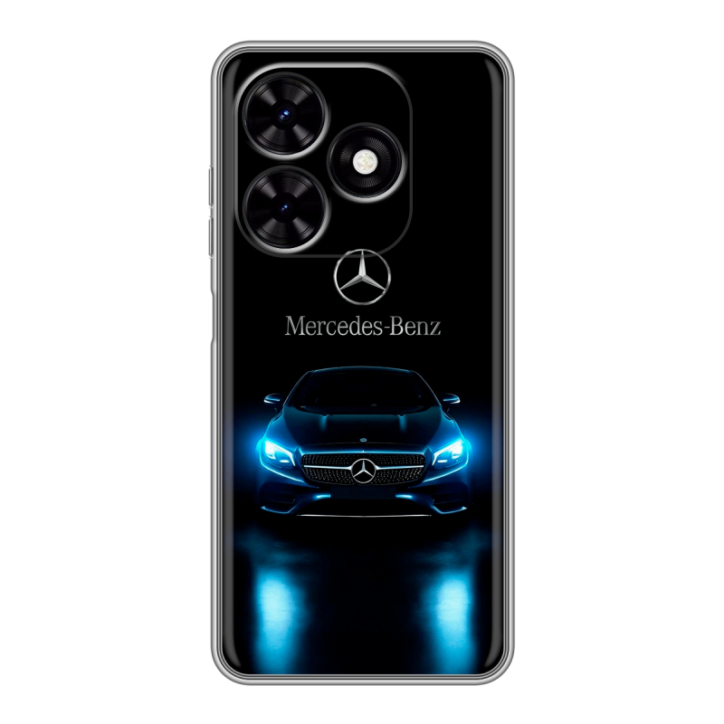 Силиконовый чехол на Tecno Spark Go 2024 с принтом Mercedes Мерседес Силиконовый чехол на Tecno Spark Go 2024 с принтом Mercedes Мерседес