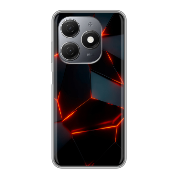 Силиконовый чехол на Tecno Spark 20 с принтом Яркие абстракции Силиконовый чехол на Tecno Spark 20 с принтом Яркие абстракции