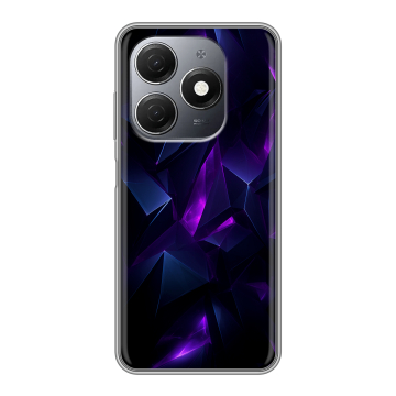 Силиконовый чехол на Tecno Spark 20 с принтом Абстракиция