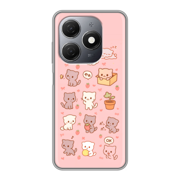 Силиконовый чехол на Tecno Spark 20 с принтом Hello Kitty Хелоу Кити Силиконовый чехол на Tecno Spark 20 с принтом Hello Kitty Хелоу Кити
