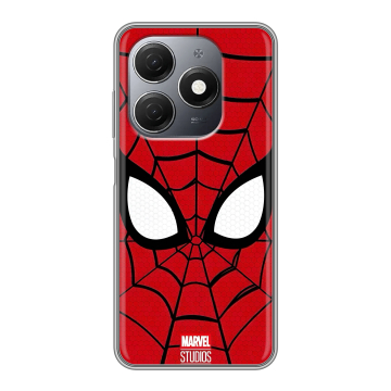 Силиконовый чехол на Tecno Spark 20 с принтом человек паук spiderman Силиконовый чехол на Tecno Spark 20 с принтом человек паук spiderman