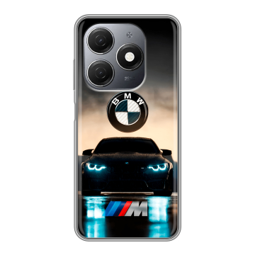 Силиконовый чехол на Tecno Spark 20 с принтом БМВ BMW Силиконовый чехол на Tecno Spark 20 с принтом БМВ BMW