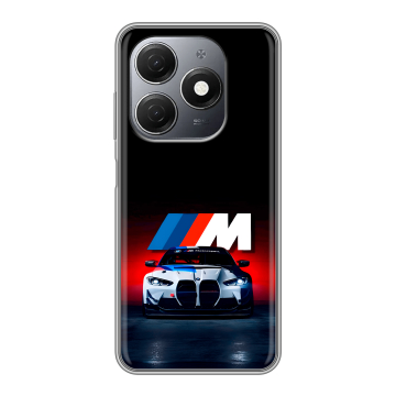 Силиконовый чехол на Tecno Spark 20 с принтом БМВ BMW Силиконовый чехол на Tecno Spark 20 с принтом БМВ BMW